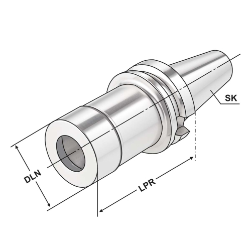 Präzisions-Spannzangenfutter ER BT 40-2/20-150 ER32 JIS B 6339 (MAS-BT) AD