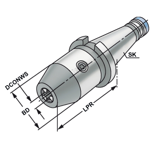CNC-Bohrfutter SK 50-1/13-86 DIN 2080