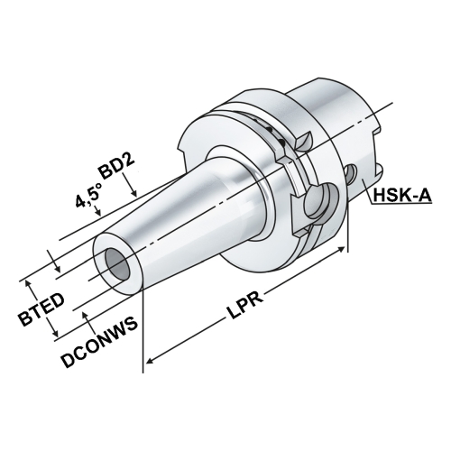 Schrumpffutter HSK 32-05-60 DIN 69893 (ISO 15488) Form A