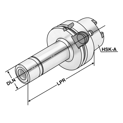 Spannfutter HSK 63-4/16-120 KPS16 DIN 69893 (ISO 15488) Form A