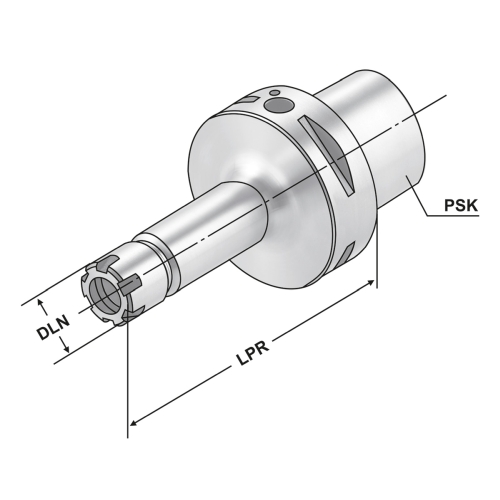 Spannfutter PSK 63-1/10-100 ER16 ISO 26623