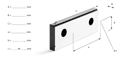 technische Zeichnung Krallenbacke