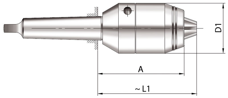 Albrecht AKL Spannfutter MK - Morsekegel, 1,0 – 16 mm 8001160MK30