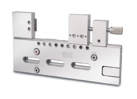 Erodierschraubstock flach, rostfrei BB = 24 mm WHV350