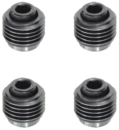 Kesel Gripper für 5-Achs Schraubstock, geriffelt, Drm. 29 x 19 mm  Nr. h19-geriffelt