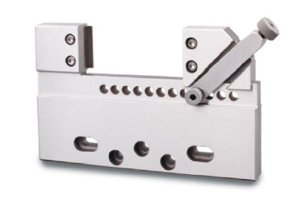 Erodierschraubstock flach, rostfrei BB = 22 mm WEV100