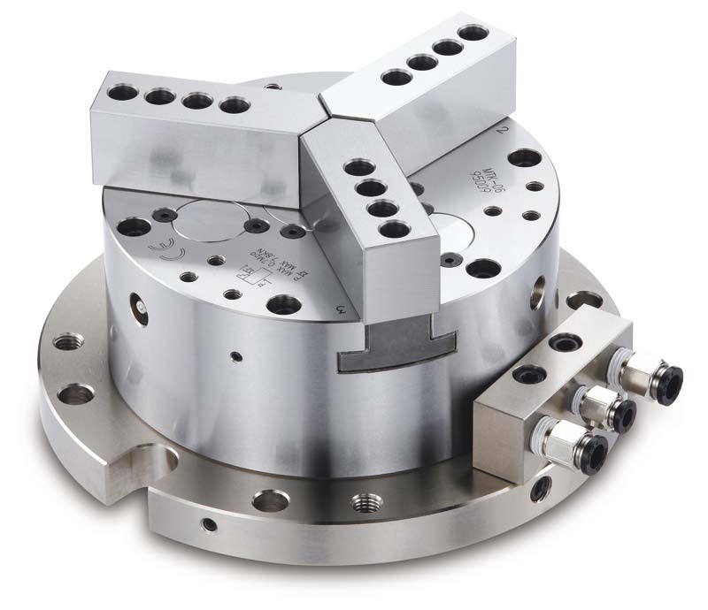 Chandox Pneumatischer Präzisions 3 Backen Spannstock Ø 101 mm MTK-04