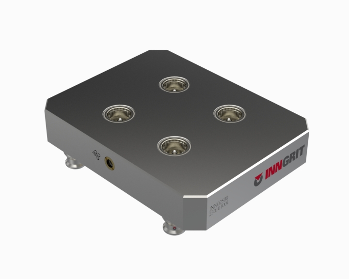 INNGRIT Adapterplatte, rechteckig, 96x52, 116x150x27mm, 52x52, mit Ausblasfunktion