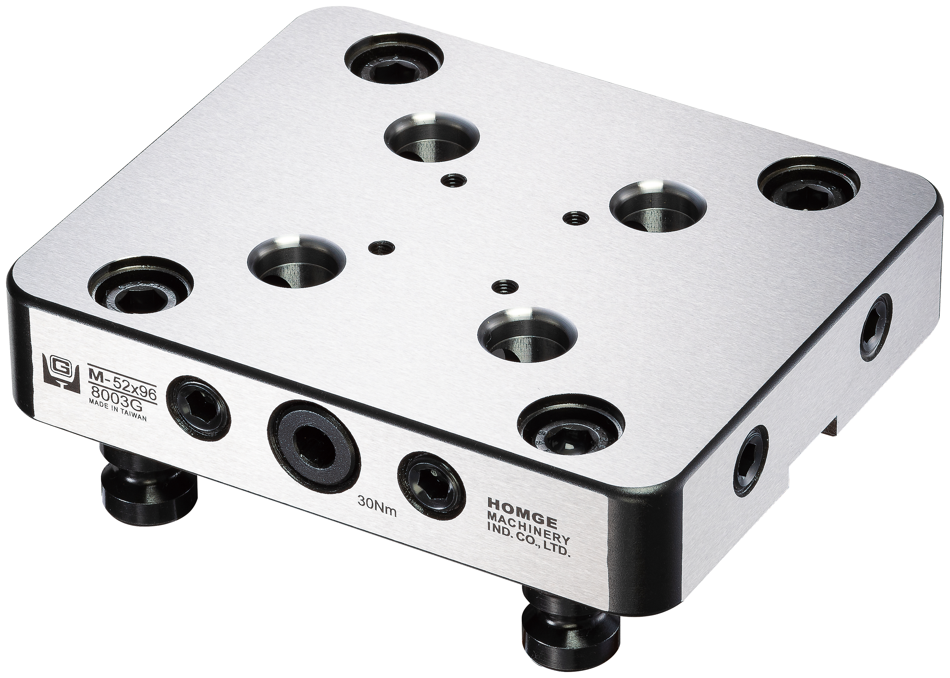 Rechteckige Adapterplatte für Rastermaß 52x52 und 96x96 Spanntechnik Spannsysteme Shop