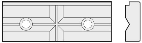 Homge kombinierte Stufen- und Prismen-Spannbacken 130 mm CB-HPAC-130