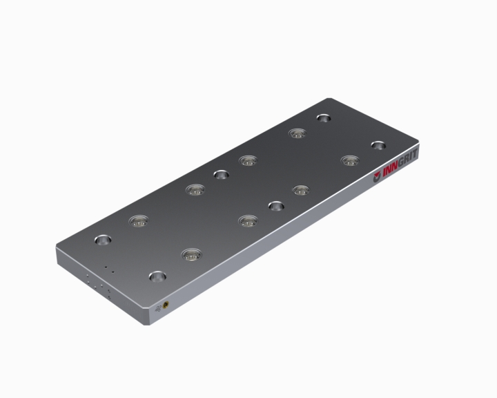 INNGRIT Brücke, 2-fach für Stichmaß 120 mm, 499x170x27mm, 96x96, mit Ausblasfunktion