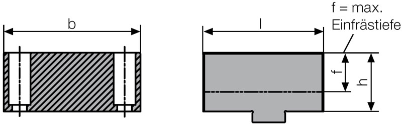 Hilma Blockbacke weich, feste Backe  für BB 100 mm 9.3152.6905